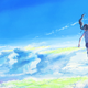 An image from the poster for Weather Girl: Weathering With You.
